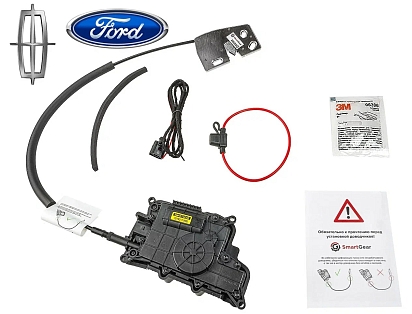 Автомобильный доводчик пластинного типа Ford Explorer/F150, Lincoln Navigator левый