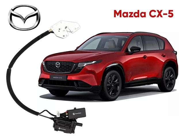 Автомобильный доводчик пластинного типа Mazda CX-5/CX-9/CX-30 левый (версия 3)