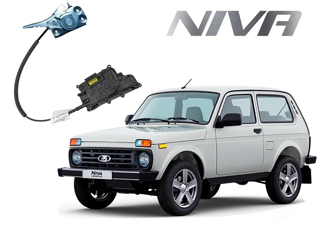 Автомобильный доводчик пластинного типа Lada NIVA правый