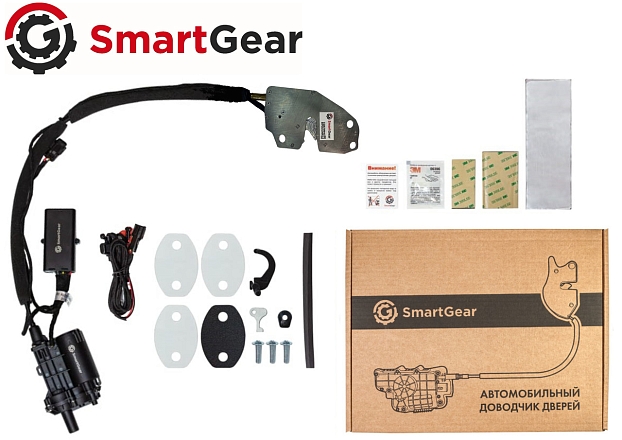 Автомобильный доводчик пластинного типа Geely Monjaro правый (версия 3)