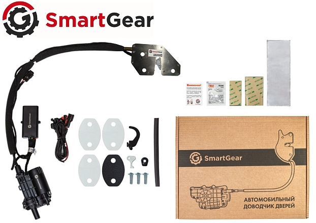 Автомобильный доводчик пластинного типа Москвич 8 левый (версия 3)
