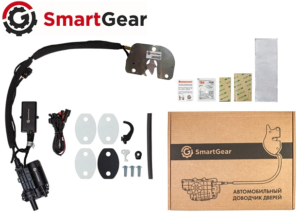 Автомобильный доводчик пластинного типа Lada Kalina левый (версия 3)