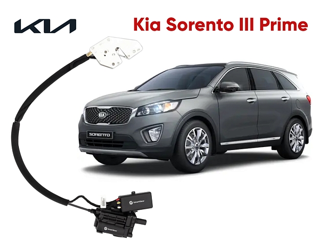 Автомобильный доводчик пластинного типа Kia Sorento левый (версия 3)